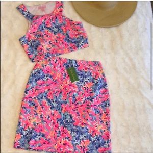 NWT Lilly Pulitzer Gorgeous Two Piece Set